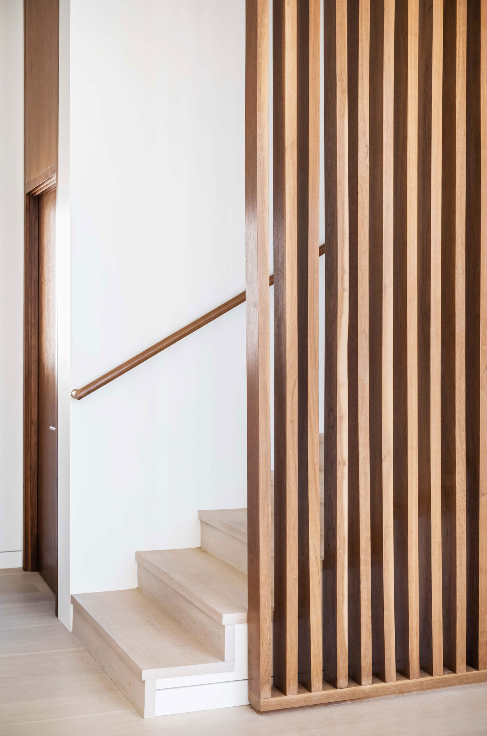 Detail of the stair and screen. Photo: © Paul Vu, Here and Now Agency