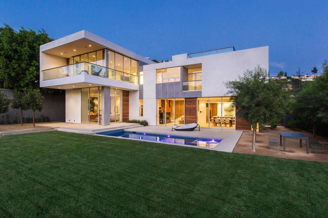 A view of the Mount Olympus Residence from the backyard.