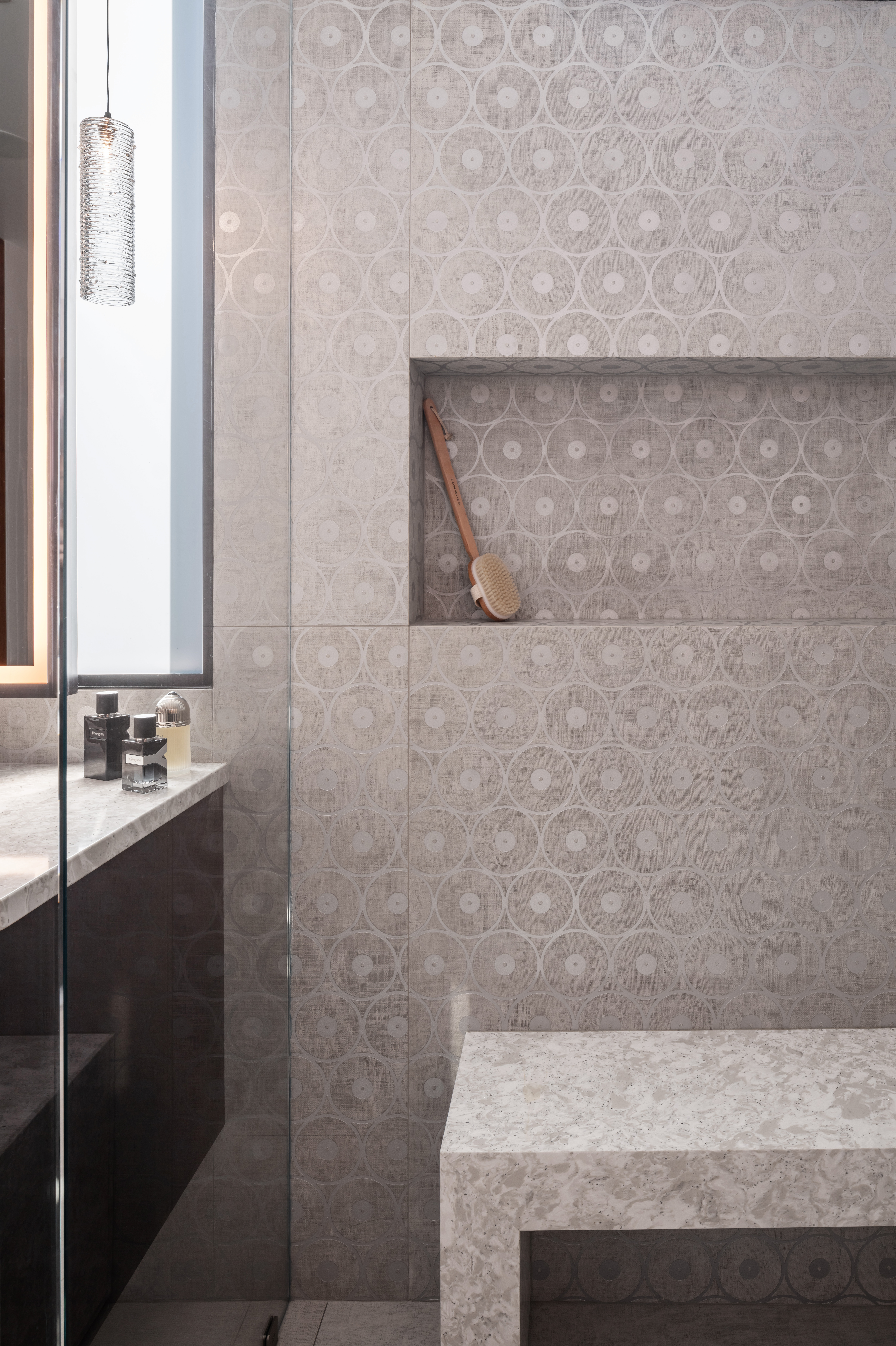 The principal shower. Photo: ©Paul Vu, Here and Now Agency